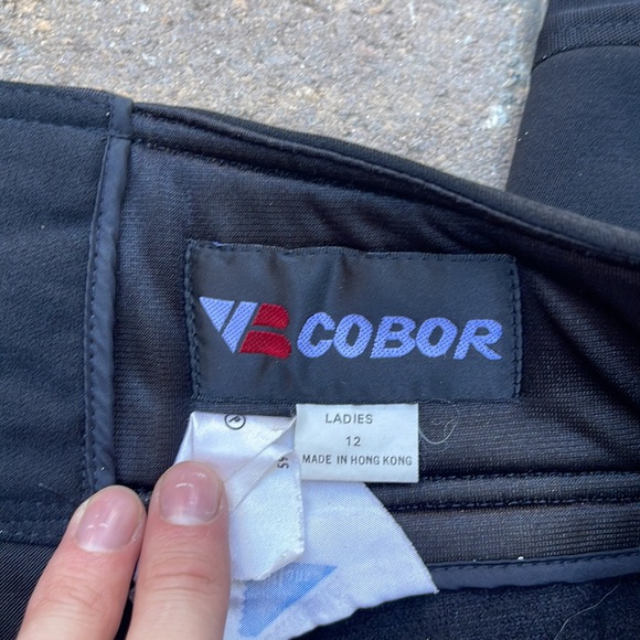 Cobor vintage black stirrup ski pants - Picture 3 of 5
